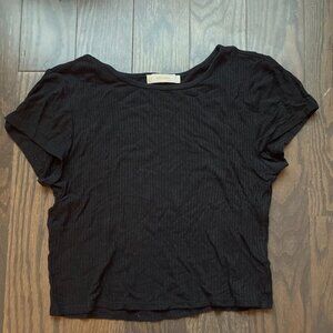 Aritzia Golden baby tee